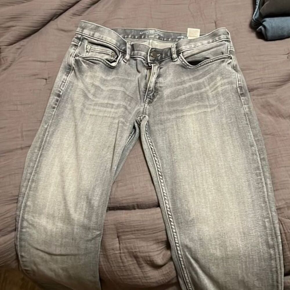 Gray Banana republic gray traveler, jeans, size 32 waist